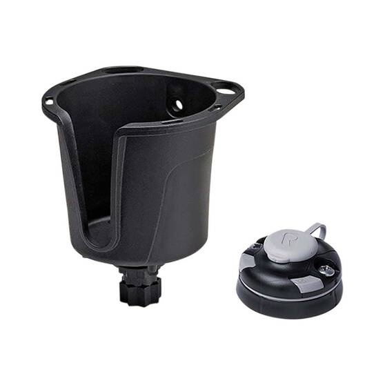 RAILBLAZA Drinkhold and Starport Kit Black, Black, bcf_hi-res