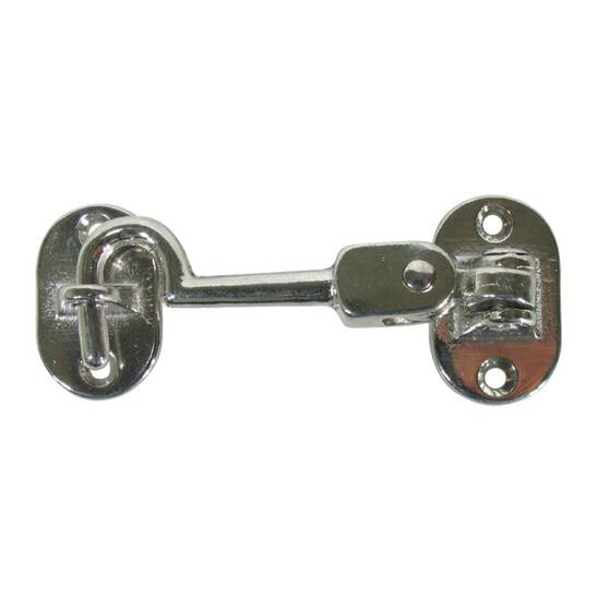 Hook Double Hinged Chrome Brass 100mm, , bcf_hi-res