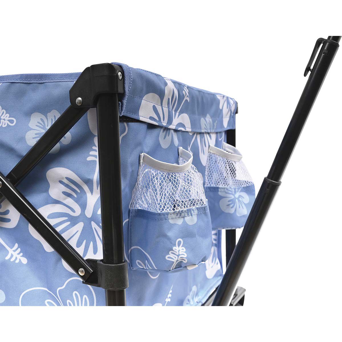 Wanderer Flat Fold Beach Cart 100kg Hibiscus, , bcf_hi-res