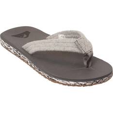 Quiksilver Men’s Carver Suede Recycled Sandals, Grey, bcf_hi-res