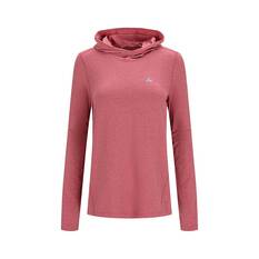 Macpac Women's brrr° Hooded Long Sleeve Shirt Pink 8, Pink, bcf_hi-res