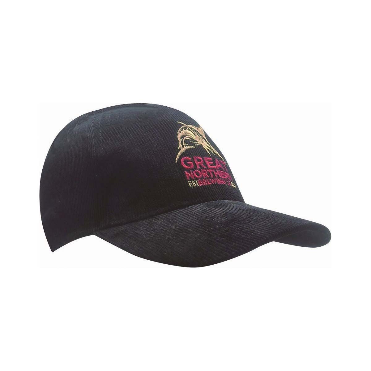 The Great Northern Brewing Co. Unisex Cord Cap Black OSFM, Black, bcf_hi-res