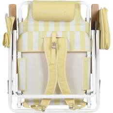 Wanderer Noosa Premium Beach Chair Yellow Stripe 150kg, , bcf_hi-res