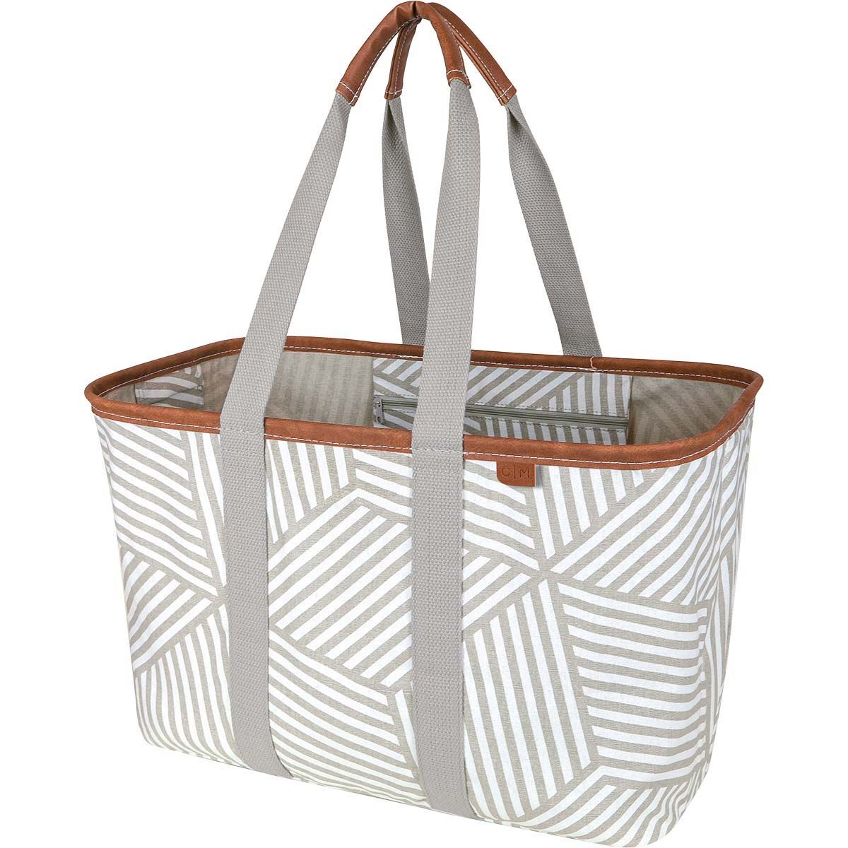 Clevermade Luxe Laundry Tote Sand, Sand, bcf_hi-res