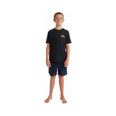 Quiksilver Youth Omni Wave Short Sleeve Tee, Black, bcf_hi-res