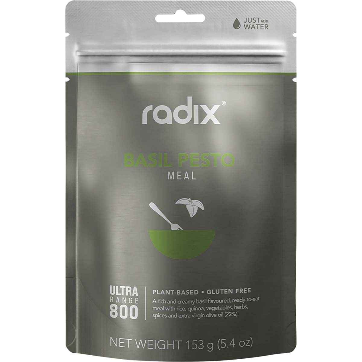 Radix Nutrition Freeze Dried Basil Pesto Ultra 800kcal, , bcf_hi-res