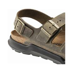 Birkenstock Men's Milano Cross Town Sandals, Faded Khaki/Oiled, bcf_hi-res