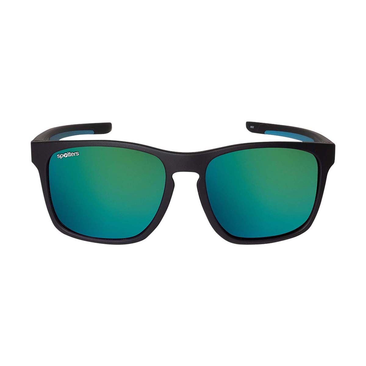 Spotters Dingo Kids' Sunglasses Matte Black with Green Mirror Lens, , bcf_hi-res