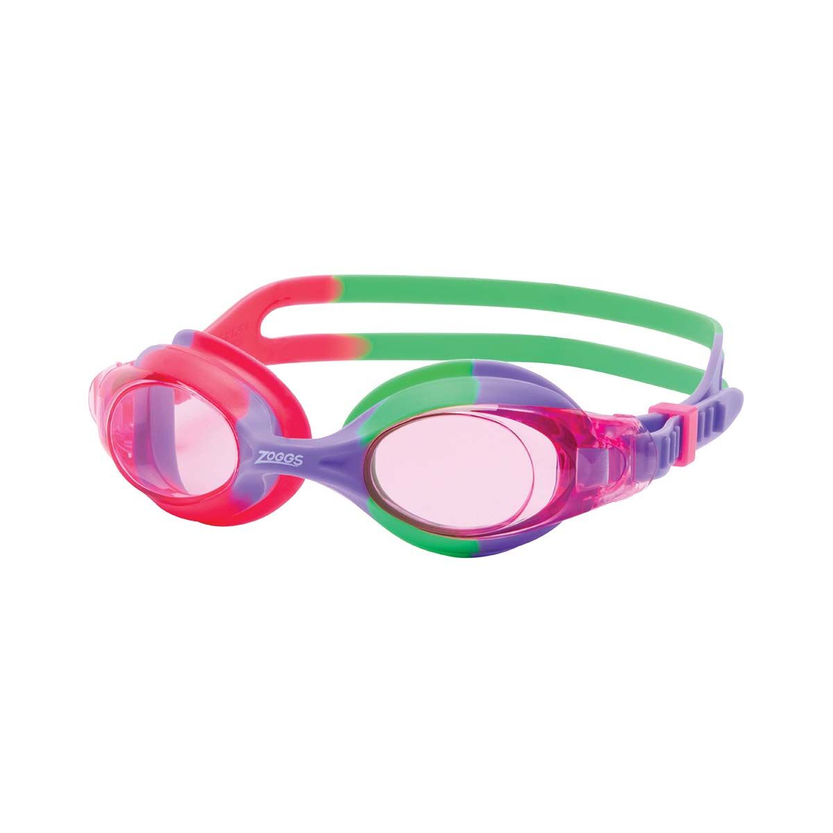 Zoggs Bondi Little Kids Swim Goggles Pink / Violet 0-6 Years, Pink / Violet, bcf_hi-res