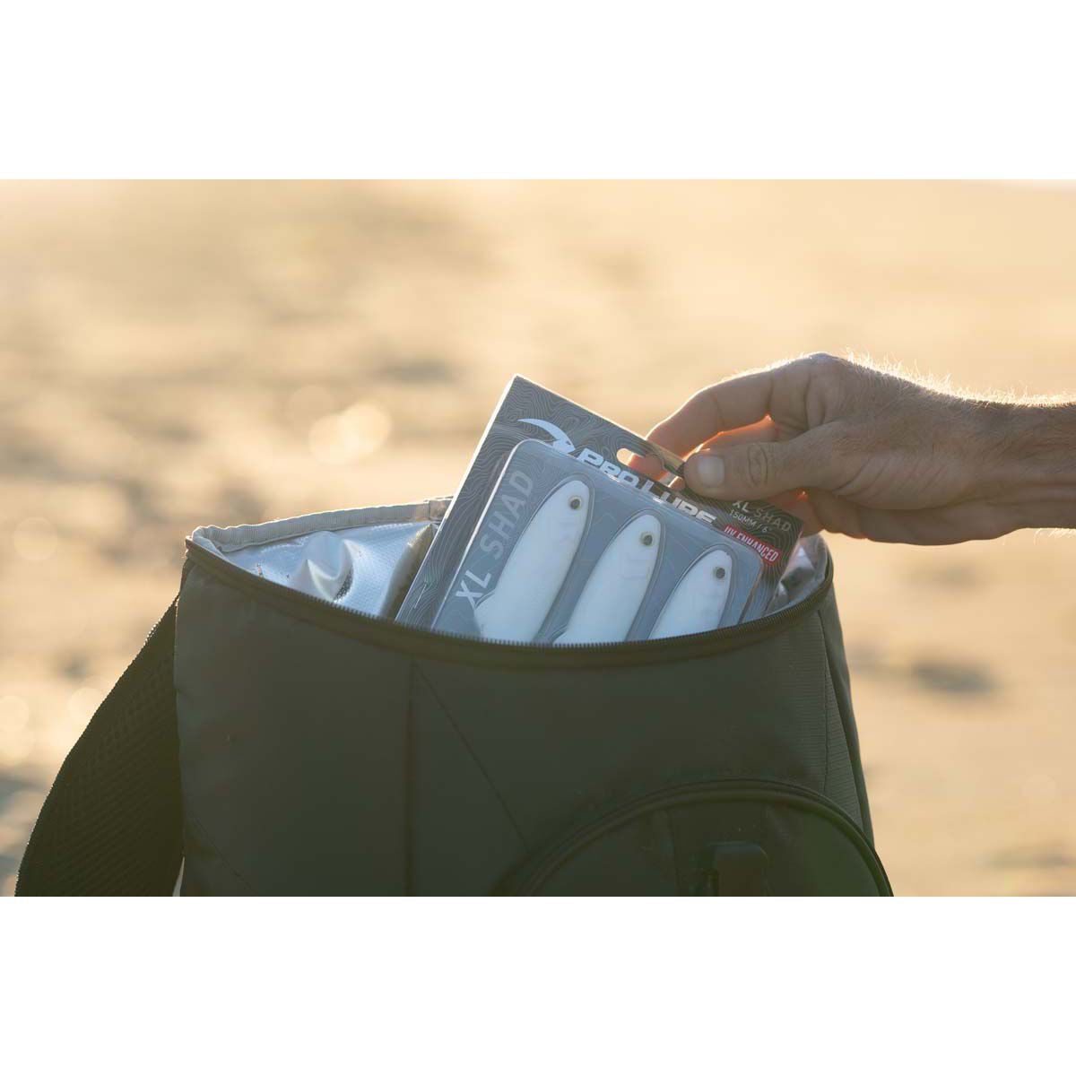 Pro Lure XL Shad Soft Plastic Minnow 150mm Midnight, Midnight, bcf_hi-res