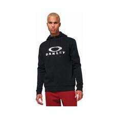 Oakley Men’s Bark Full Zip Hoodie 2.0, Black / White, bcf_hi-res