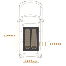 Darche Streamliner 1250 Roof Top Tent, , bcf_hi-res