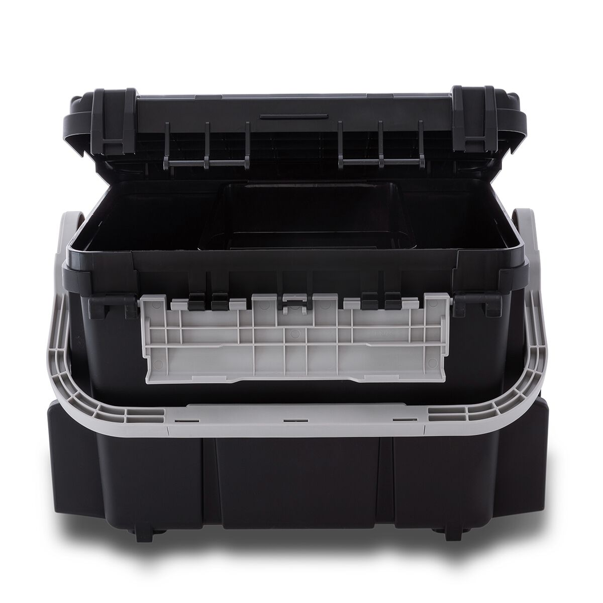 Meiho Bucket Mouth 7000 Tackle Box Black, , bcf_hi-res
