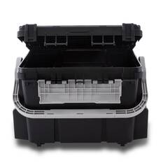 Meiho Bucket Mouth 7000 Tackle Box Black, , bcf_hi-res