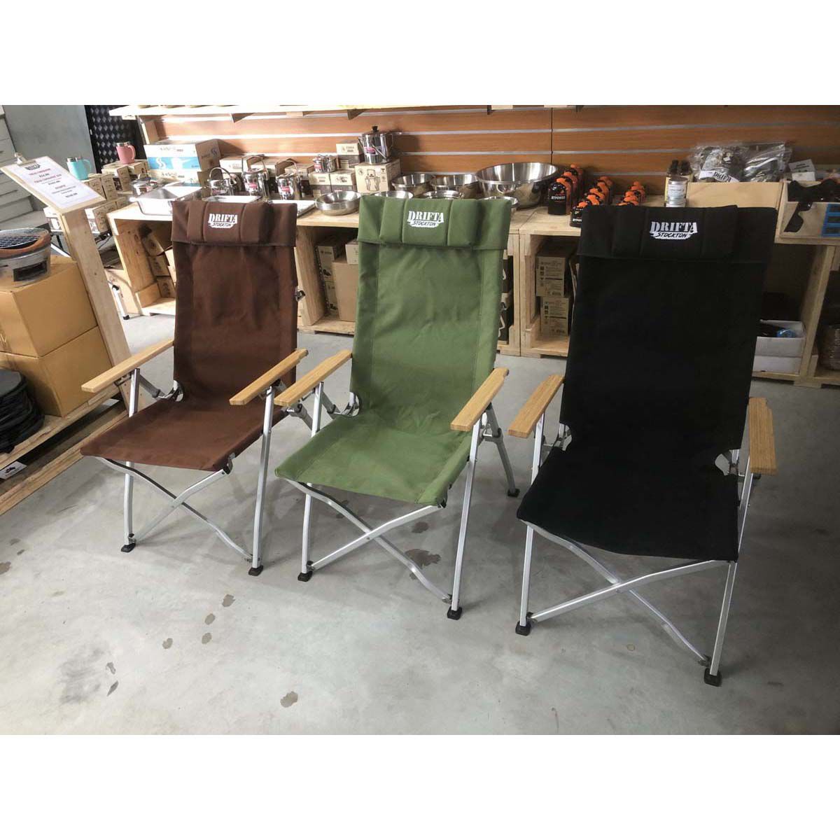 Drifta Deluxe Reclining Chair Headrest Black, , bcf_hi-res