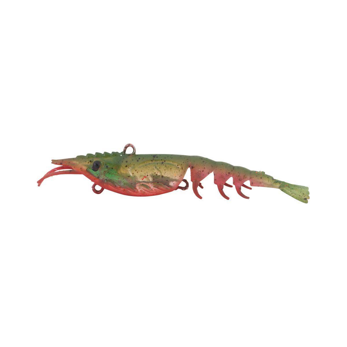 Berkley Shimma Shrimp Soft Vibe Lure 100mm Nuclear Shrimp, Nuclear Shrimp, bcf_hi-res