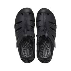 Crocs Men's Yukon Fisherman Clogs, Black, bcf_hi-res