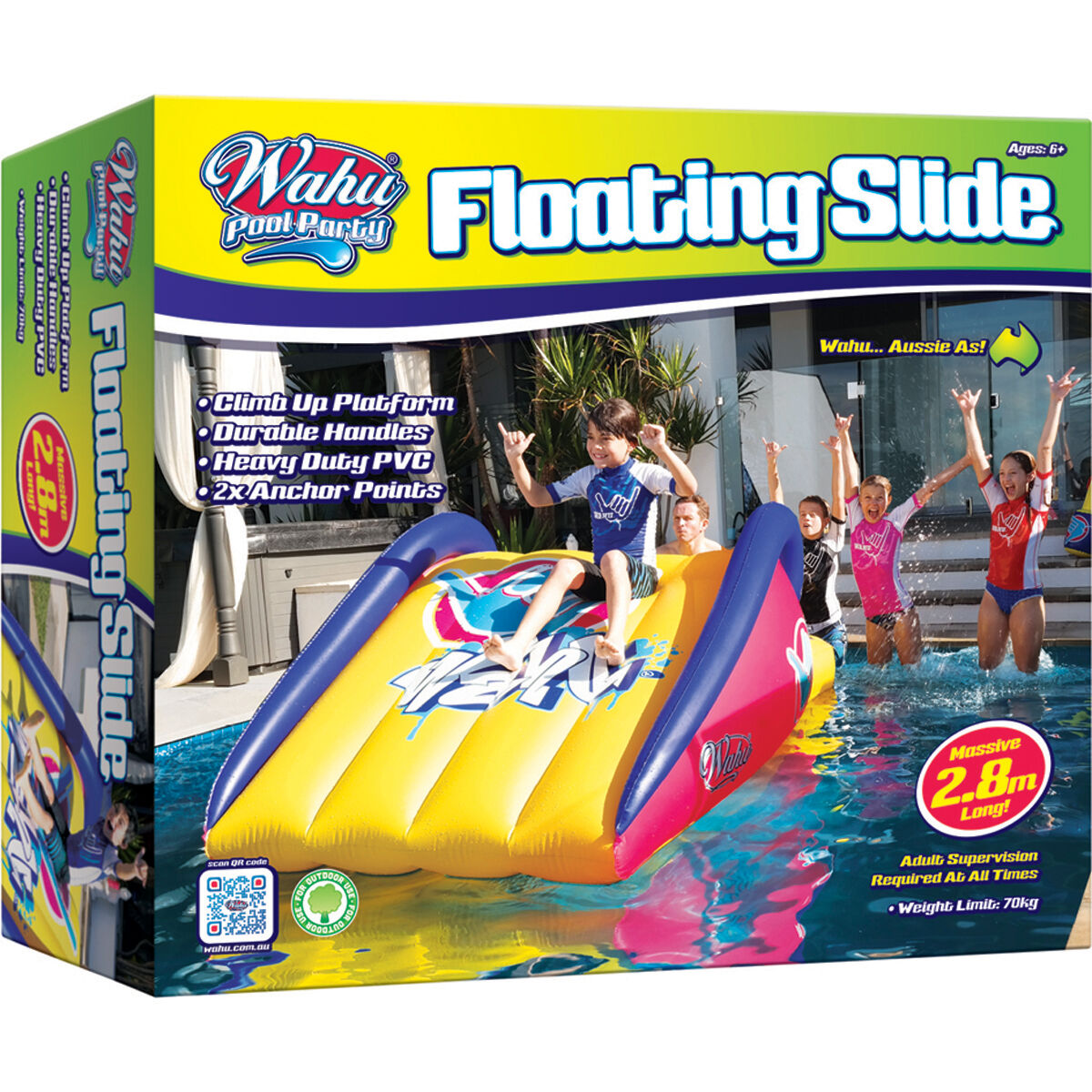 wahu floating pool slide bcf floating slide