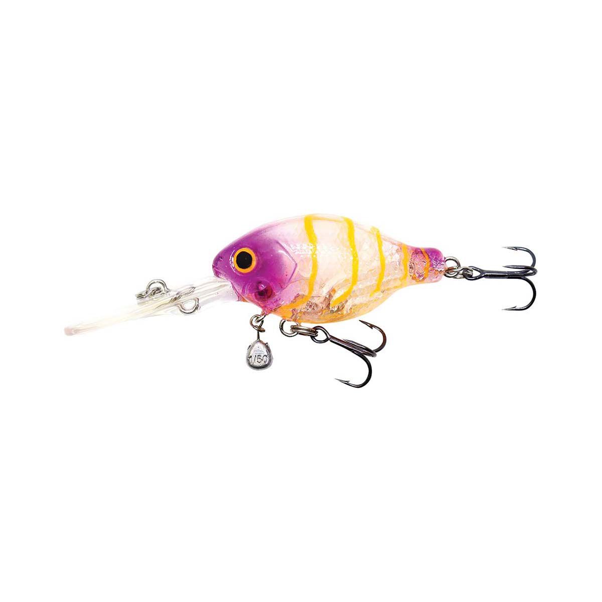 Barambah Deton8or Hard Body Lure 38mm Purple Shrimp, Purple Shrimp, bcf_hi-res