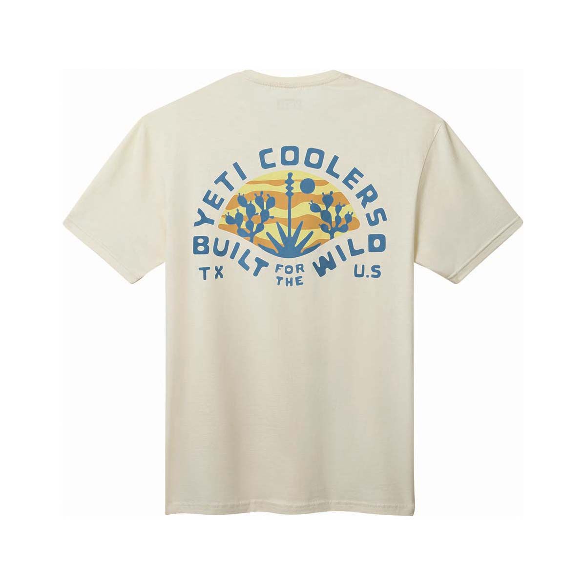 YETI&reg; Men&rsquo;s Horizon Short Sleeve Tee Natural S, Natural, bcf_hi-res