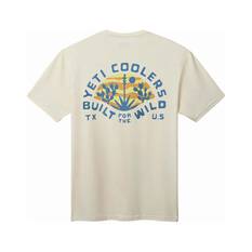 YETI® Men’s Horizon Short Sleeve Tee Natural S, Natural, bcf_hi-res