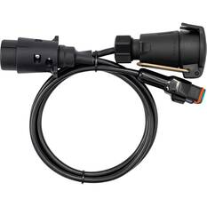 Elecbrakes Large Round 7 Pin to Large Round 7 Pin Trailer Adaptor, , bcf_hi-res