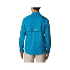 Columbia Men's Blood and Guts III Woven Long Sleeve Fishing Shirt, Deep Marine Blue, bcf_hi-res