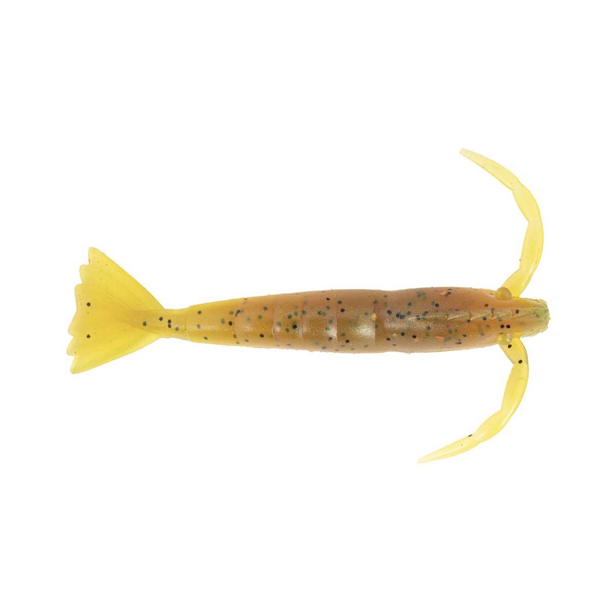 Berkley PowerBait Shrimp Soft Plastic Lure 2in Breen Chartreuse, Breen Chartreuse, bcf_hi-res