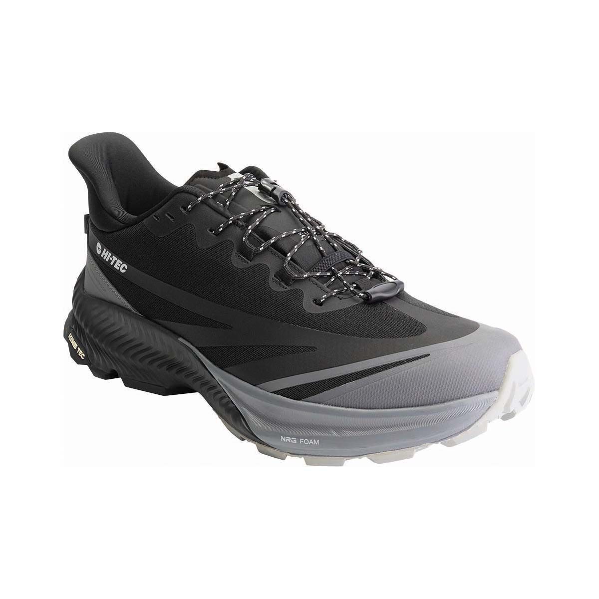 Hi-Tec Nomad Men&rsquo;s Waterproof Low Hike Shoe Black / Grey 8, Black / Grey, bcf_hi-res