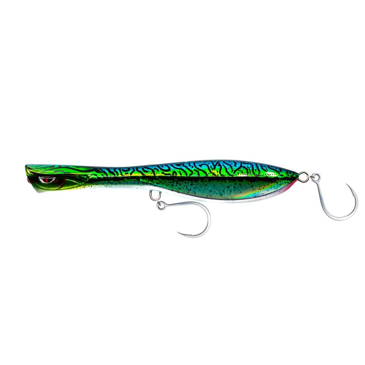 Nomad Dartwing Floating Stickbait Lure 220mm Silver Green Mackerel BCF