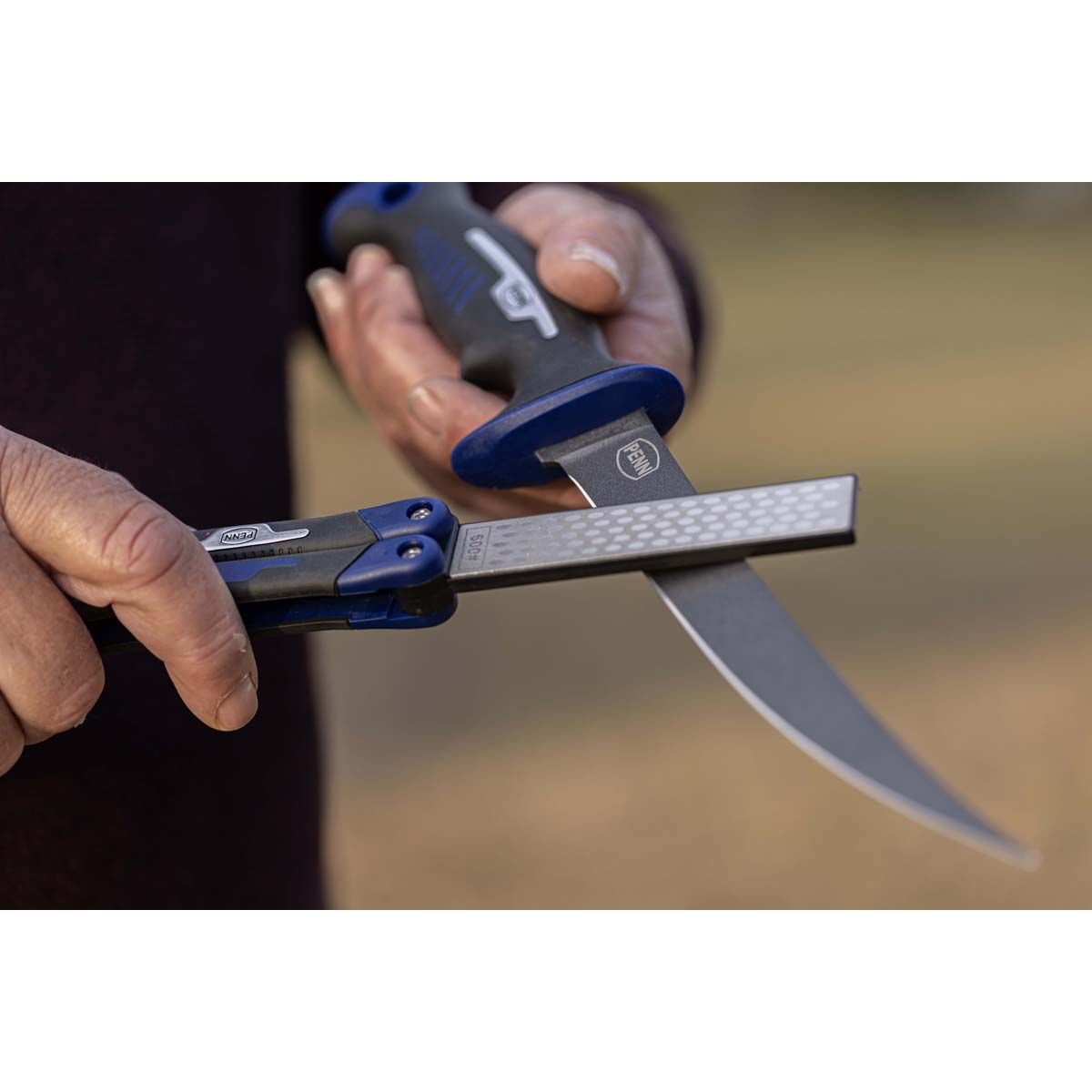 Penn Saltwater Sharpening Stone Blue, , bcf_hi-res