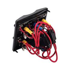 Bowline Switch Panel 5 Gang Voltmeter Black, , bcf_hi-res