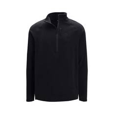 Macpac Men's Tui Polartec® Micro Fleece® Pullover True Black S, True Black, bcf_hi-res