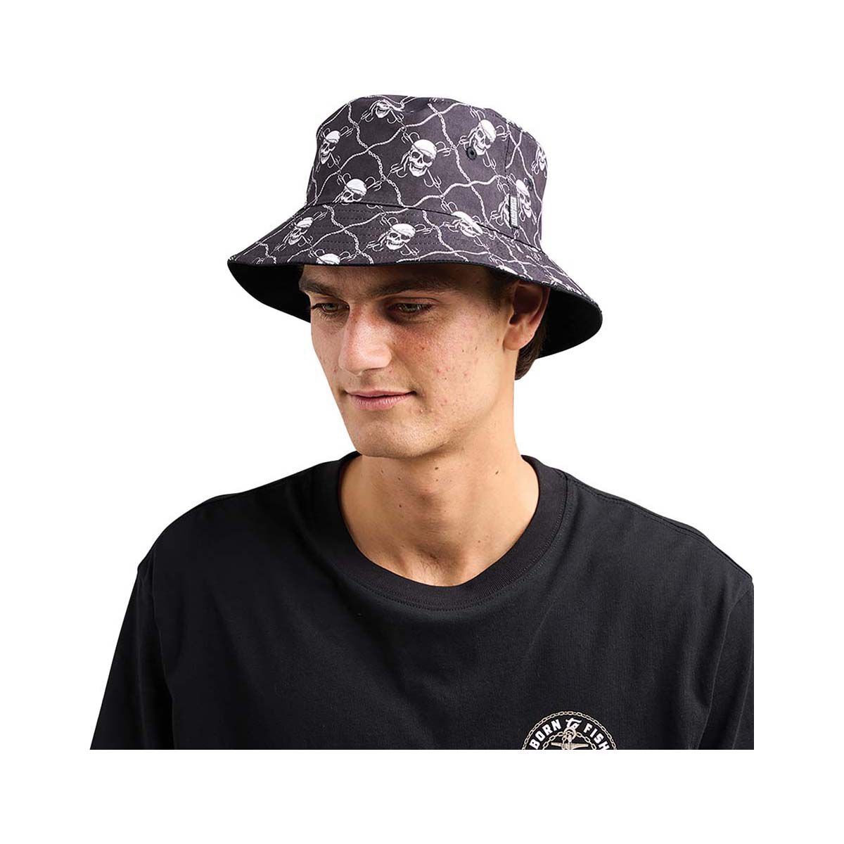 The Mad Hueys Men&rsquo;s Pirate Reversible Bucket Hat, , bcf_hi-res