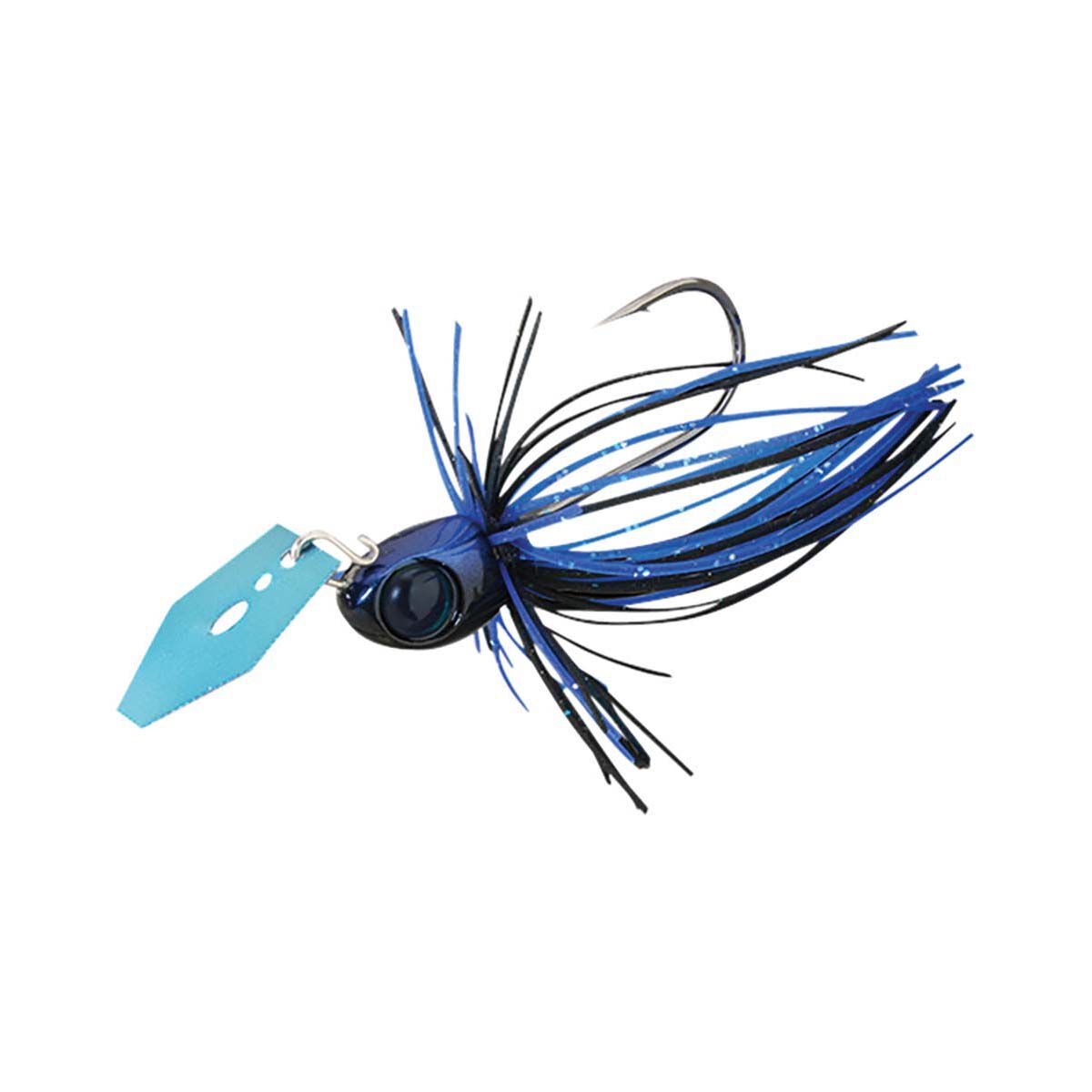 Jackall Derabreak Blade Jig Lure 1/4oz Black Blue, Black Blue, bcf_hi-res
