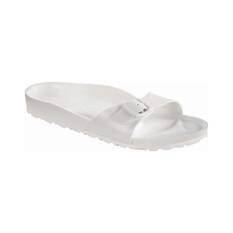 Birkenstock Unisex Madrid Narrow EVA Sandals, White, bcf_hi-res