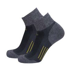 Macpac Unisex Trail Quarter Socks, Urban Chic/Citronelle, bcf_hi-res