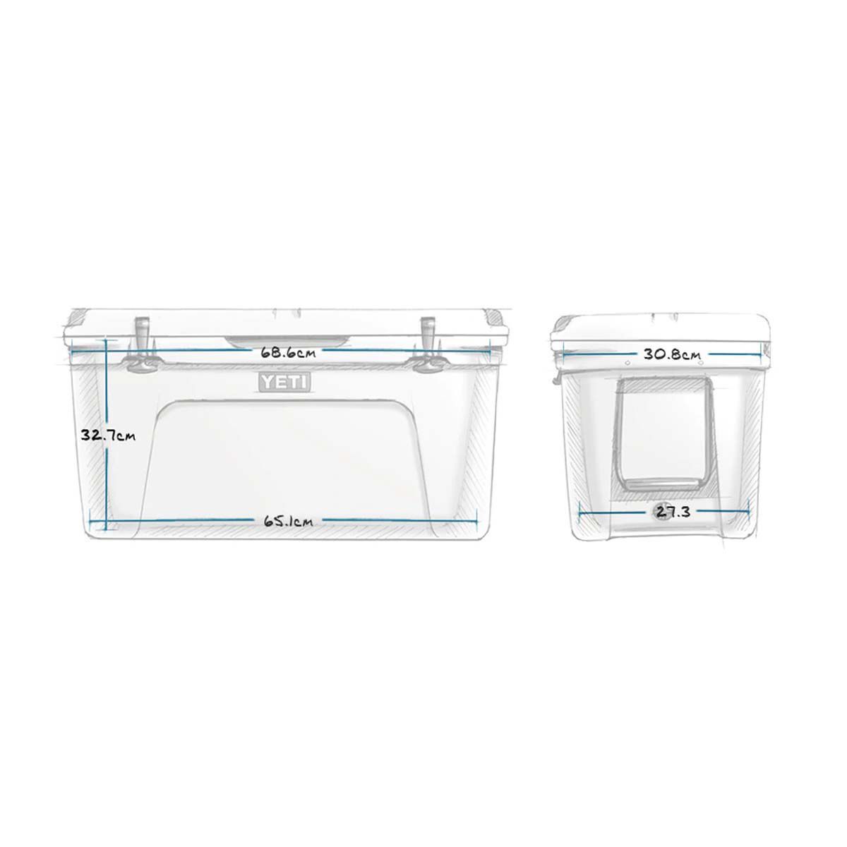 YETI&reg; Tundra&reg; 75 Hard Cooler White, White, bcf_hi-res