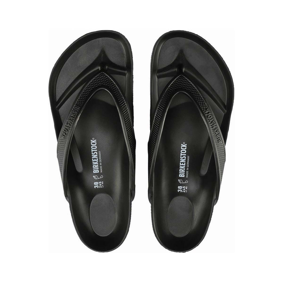 Birkenstock Unisex Honolulu EVA Thongs, Black, bcf_hi-res