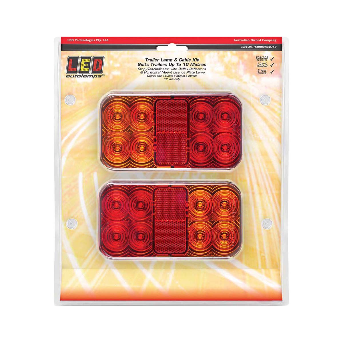 LED Autolamps 149 Series Trailer Lights BCF