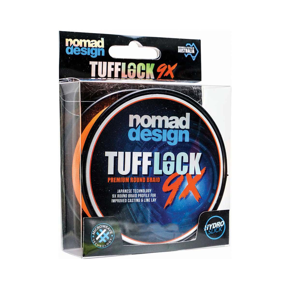 Nomad Tufflock 9X Braid Line 150yds Orange, , bcf_hi-res