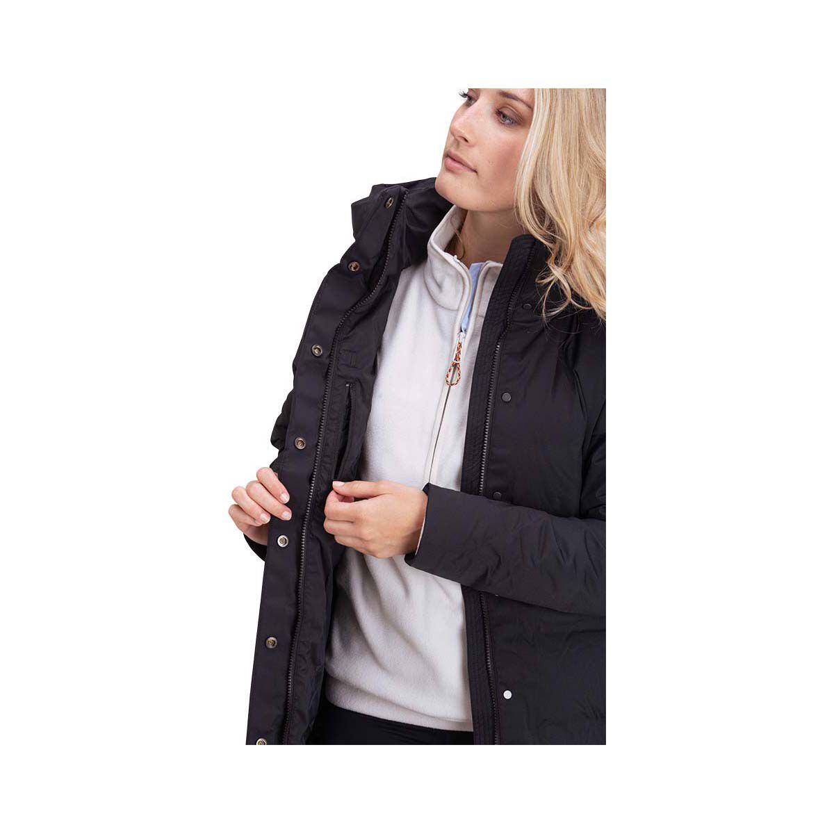 Macpac Women's Narvi Down Coat, Black, bcf_hi-res