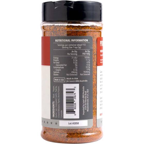 Lanes BBQ Signature BBQ Rub 345g, , bcf_hi-res