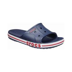 Crocs Unisex Bayaband Slides, Navy/Pepper, bcf_hi-res