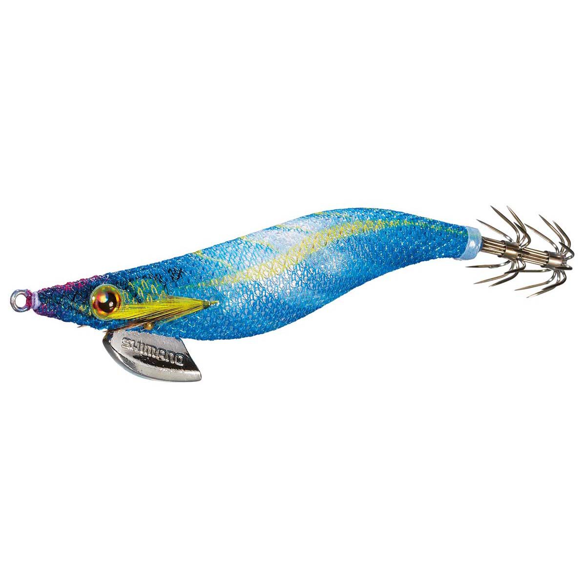 Shimano Sephia Clinch Flash Boost Rattle Squid Jig 3.0 Keimura Blue, Keimura Blue, bcf_hi-res