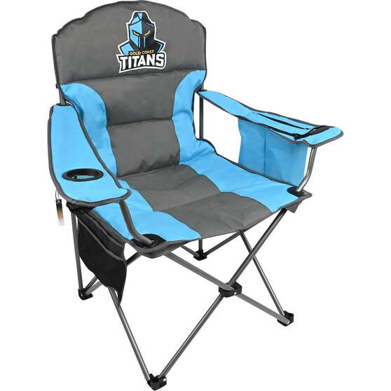 NRL Gold Coast Titans Camp Chair, , bcf_hi-res