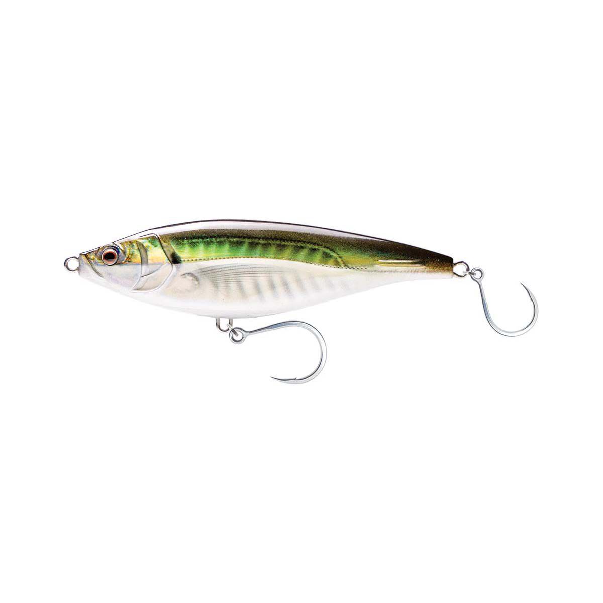 Nomad Madscad Sinking Stickbait Lure 150mm Olive Back Shad, Olive Back Shad, bcf_hi-res