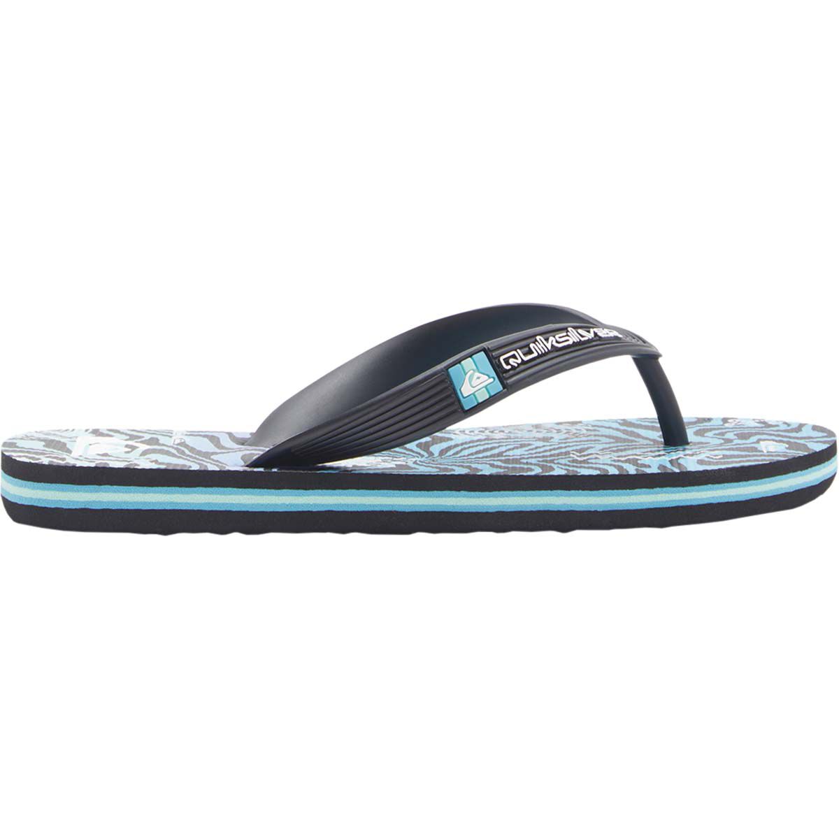Quiksilver Youth Molokai Art II Thongs, Blue, bcf_hi-res