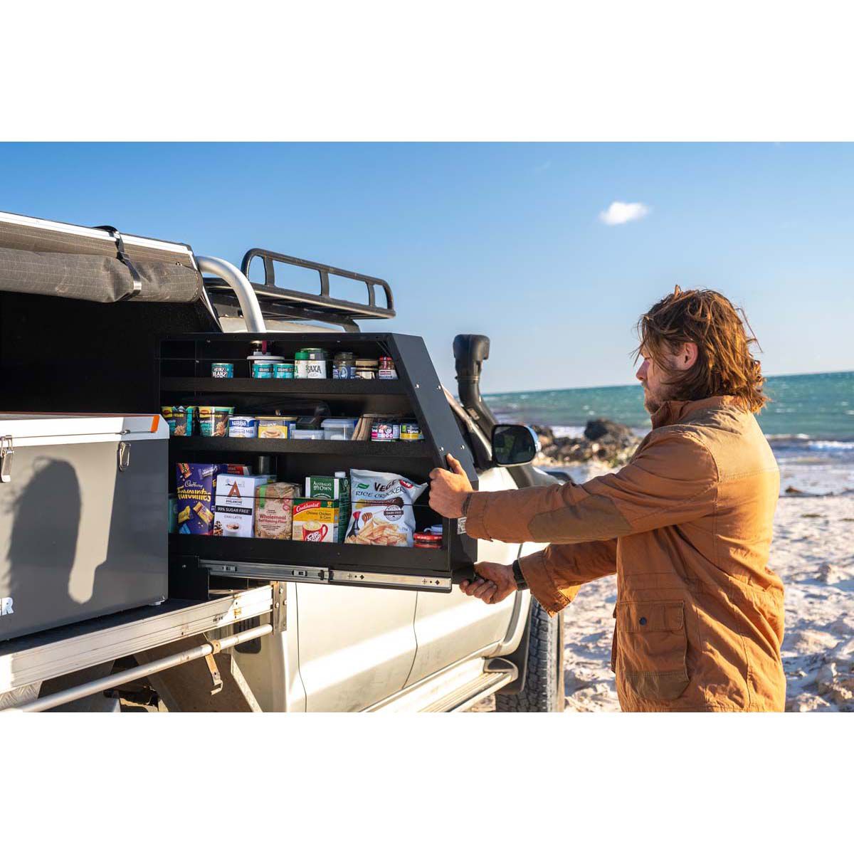 Ridge Ryder 4WD Sliding Pantry, , bcf_hi-res
