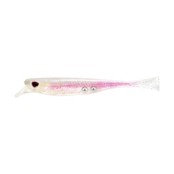 Nomad Live Ops Delta Minnow Soft Plastic Lure 4.5in Ice, Ice, bcf_hi-res